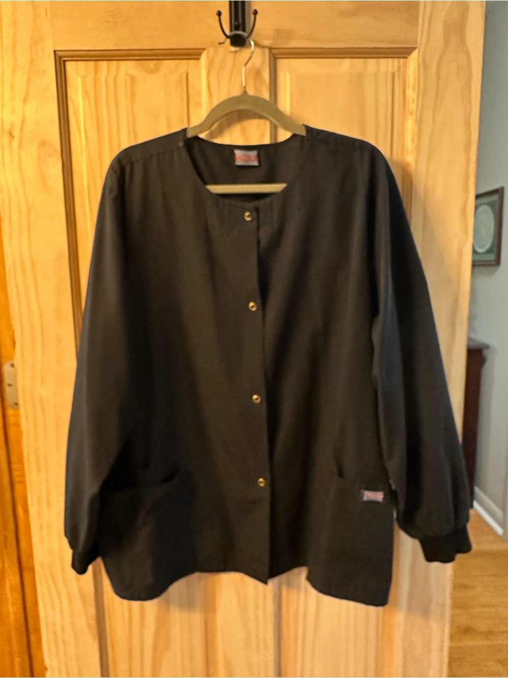 Cherokee Classic Black Scrub Jacket